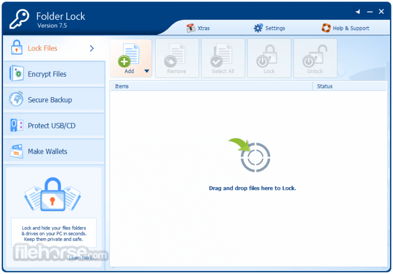 برنامه- folder lock